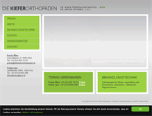 Tablet Screenshot of diekieferorthopaeden.at